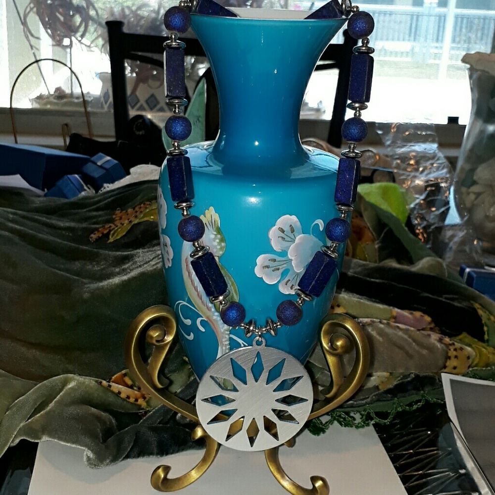 LAPIS LAZULI MULTI GEMSTONE NECKLACE